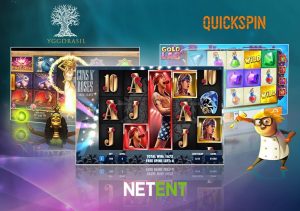 Danske spillemaskiner spilproducenter: NetEnt, Yggdrasil, Quickspin